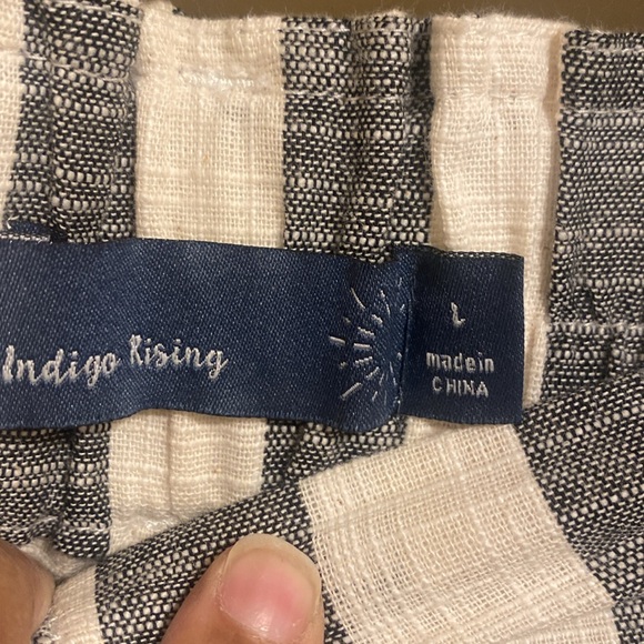 Stylish large linen/cotton striped pants! - Picture 5 of 5